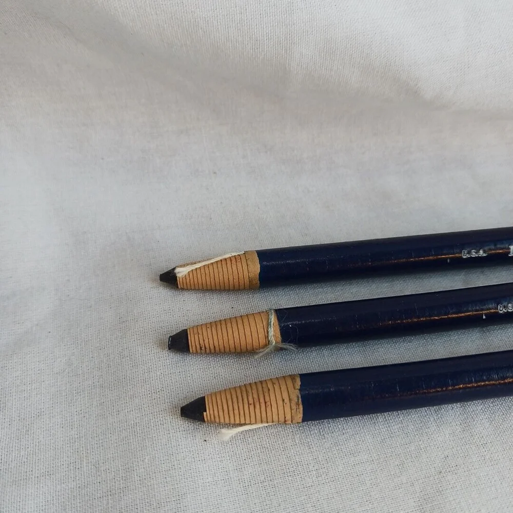Vintage Dixon VisAid Blue Overhead Projection Markers Set